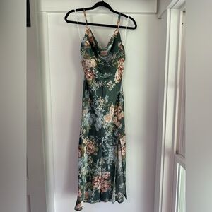 NWT Hello Molly Mariposa Midi Dress Sage - Small
